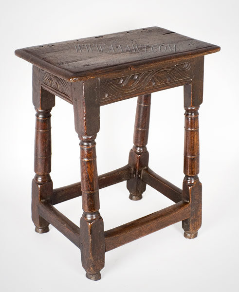 Joint Stool
England
Circa 1670, entire view
